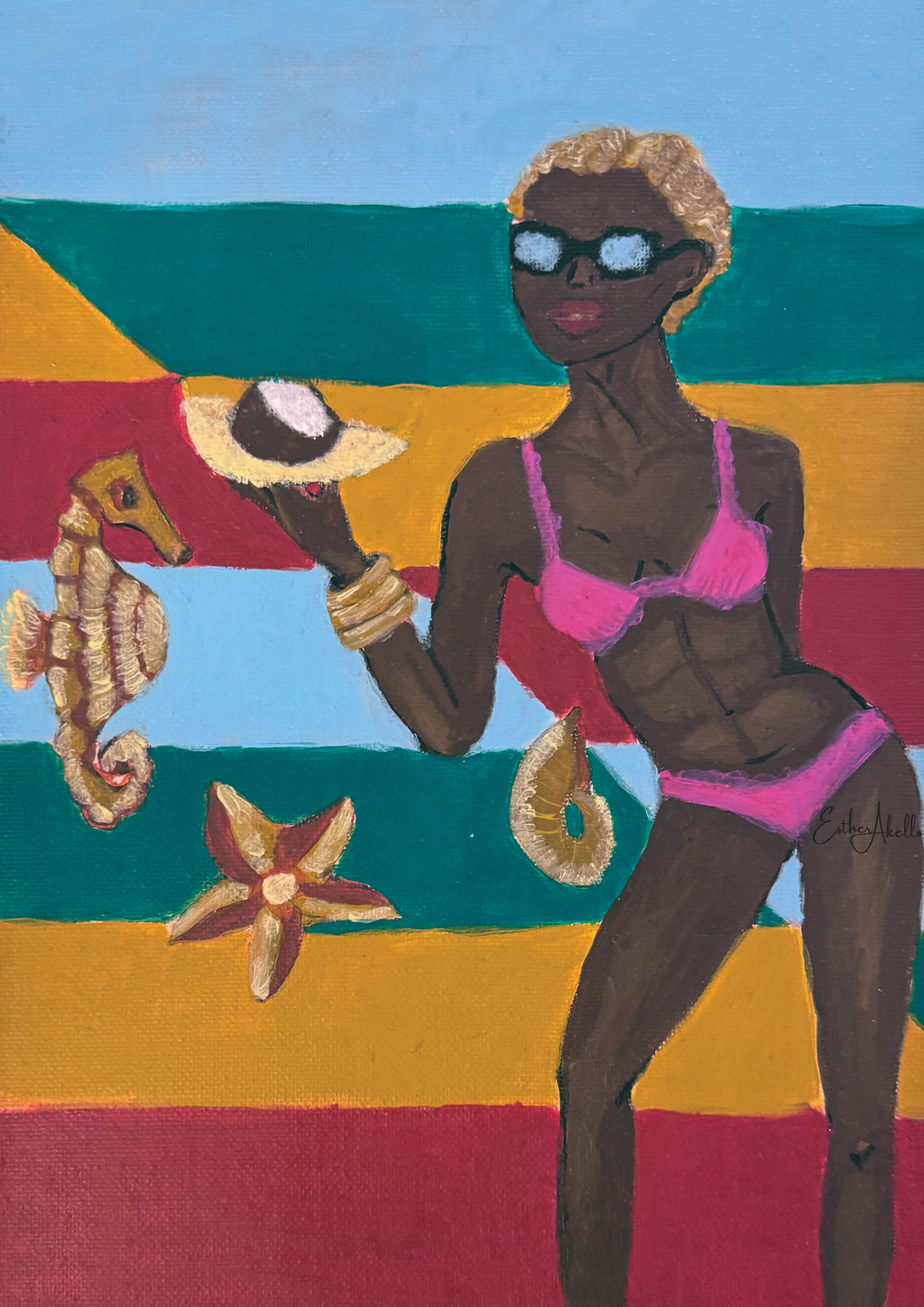 POSTCARD FROM PARADISE PRINT